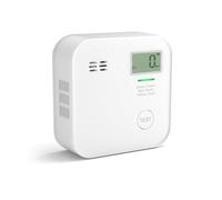 Smartwares CO Alarm, 10-Year Sensor, 10-Year Battery, Display | Electrochemical detection, 85 dB siren, Test button, Indicator light, Mounting hardware included, FGA-13091