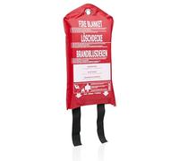 Smartwares fire blanket - 1 m x 1 m - Easy to use and to hang - Single use - FEX-15907
