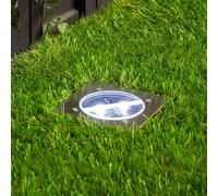 Smartwares Lugo solar LED recessed floor light, IP44, 10.5 x 10.5 cm