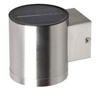 Smartwares Outdoor Solar Wall Light - 35-Lumen - LED Solar Lamp - Stainless Steel - IP44 - Wireless - Lighting for Garden, Terrace or Entrance - Up to 8 Hours Runtime - 10.022.70