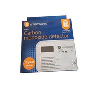 Smartwares PD-6826 CO2 Carbon Monoxide Gas Alarm 10 Year Sensor White