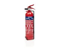 Smartwares Powder extinguisher - 1 kg - for ABC fires - Suitable for vehicles & homes - With mounting bracket - FEX-18117