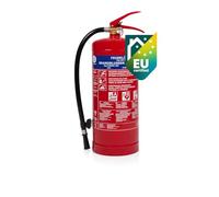 Smartwares Powder Fire Extinguisher, 6 kg, for Home and Office | Metal bracket, Pressure control, BSI certified, 21-second duration, Operating range -30 °C to 50 °C, FEX-15162
