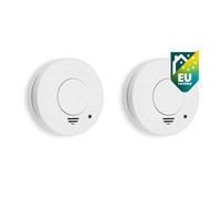 Smartwares Set of 2 Smoke Detectors - Optical Sensor - 10 Years Life - Test Button - 85 DB - 10.048.28
