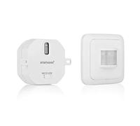 Smartwares SmartHome radio switch set with motion detector and mini built-in switch for devices up to 1000 watts, SH5-SET-S Grey, 10.043.91