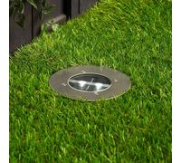 Smartwares Solar LED recessed floor light Lugo, IP44, stainless steel, glass