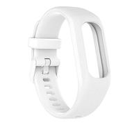 Smartwatch Band For Garmin vivosmart 5,Silicone Wristband Bracelet Integrated Strap Replacement for Garmin vivosmart 5 (White)
