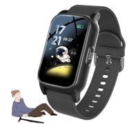 Smartwatch Bracelet for The Elderly, with Hd Video Call and GPS Tracker & SoS Call, Fall Detection Smart Watch for Seniors, for Dementia Alzheimer's Christmas Birthday Gift(Black)