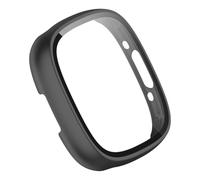 Smartwatch Cover with Full Coverage Clear Front Case, Black B | Clip-on Polycarbonate TPU, Daily Commute Two Pack