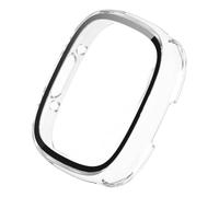 Smartwatch Cover with Full Coverage Clear Front Case, Clear B | Clip-on Polycarbonate TPU, Daily Commute Two Pack