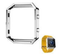 Smartwatch Frame Replacement Silver Stainless Steel | Waterproof Sturdy Watch Accessory, Compatible with Blaze and Smart Watch, Silver Finish