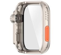Smartwatch Shell PC Glass Antidust Case Guard For Watch Fit 4 Screen Protector Frame Shell Safe Quick To Attach & Detach PC Tempered Glass Case
