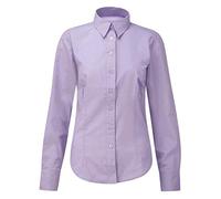 Smartwear Ladies Premium Fitted Full Sleeve Deluxe Blouse Lilac 10