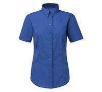 Smartwear Ladies Premium Fitted Full Sleeve Deluxe Blouse Royal 16
