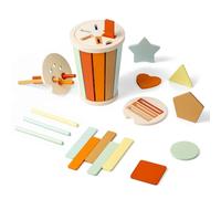 Smartwo Wooden Color and Shape Sorters for 1 Year Old, Montessori Shape and Colour Sorting Toys for Toddlers, Educational Toys for 2-3 Years Old, Wooden Toys, Montessori Toys, Gifts for Boys Girls