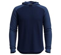 Smartwool - Active Mesh Hoodie - Merino shirt size XXL, blue