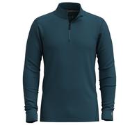 Smartwool - Classic All-Season Merino Base Layer 1/4 Zip Boxed - Merino base layer size S, blue