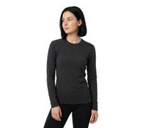 Smartwool Womens Classic Thermal Merino Base Layer Crew: Charcoal Heat