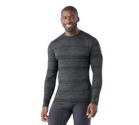 Smartwool Classic Thermal Merino Wool Base Layer, Men's Thermal Base Layer & Crew Neck Long Sleeve Sweater, Lightweight & Breathable Natural Merino Men's Clothing & Fashion - Black Color Shift, M