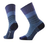 Smartwool - Everyday Cozy Popcorn Cable Crew Socks - Sports socks size L, blue