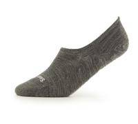 Smartwool Unisex No Show Merino Wool Invisible Socks, Low Rise Women's & Men's Trainer Socks, Walking & Sport Seamless Toe, Lightweight & Breathable Natural Merino - Grey, M
