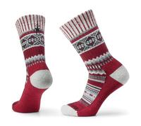 Smartwool Everyday Snowed In Sweater Crew Socks, TIBETAN RED, Medium