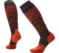 Smartwool Full Cushion Iguchi Pattern OTC Snowboard Socks XL Charcoal