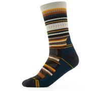 Smartwool Men's Hike Light Cushion Merino Wool Panorama Crew Socks, Charcoal, Large