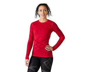 Smartwool Intraknit Merino 200 Crew Pomegranate-Deep Navy L