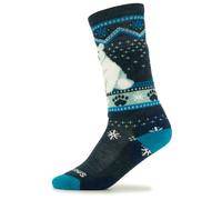 Smartwool - Kid's Wintersport Full Cushion Bear Pattern OTC - Sports socks size M, blue
