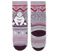 Smartwool, Kids' Wintersport Full Cushion Polar Bear Pattern OTC Socks, Purple Eclipse, L