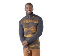 Smartwool M-SMW Merino 250 Baselayer 1/4 Zip, Charcoal Mtn Scape, S