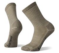 Smartwool Men’s Hike Classic Edition Full Cushion Crew Socks - Merino Wool Socks for Hiking, Camping, Walking & Hunting - Made in USA - Taupe, M