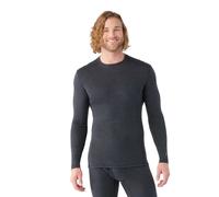 Smartwool Mens Classic Thermal Merino Base Layer Crew: Charcoal Heathe