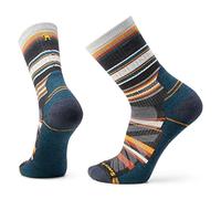 Smartwool Men's Hike Light Cushion Merino Wool Panorama Crew Socks, Charcoal, Large