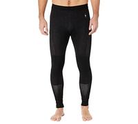 Smartwool Men's Intraknit Thermal Merino Base Layer Bottom, Black-White, Large