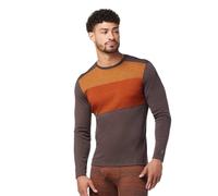 Smartwool Mens Merino 250 Base Layer Colorblock Crew: Shale: XXL Size: