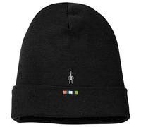 Smartwool Men's Merino 250 Cuffed Beanie Thermal Tops, Black, 1FM, One Size