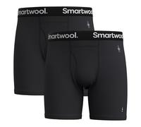 Smartwool Men's Merino Boxer Brief 2-Pack Black-2Pk L