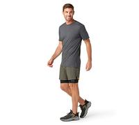 Smartwool Mens Merino Short Sleeve Tee, Iron Heather, XL EU