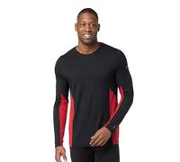 Smartwool Mens Merino Sport Long Sleeve Crew: Black/Red: M Size: M, Co
