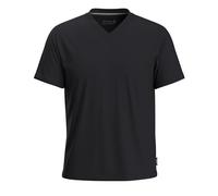 Smartwool Men's Perfect V-Neck Short Sleeve Tee, Black, Small