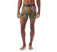 Smartwool Merino Print Boxer Brief: Fern Green/Aloha Forest: S Size: S