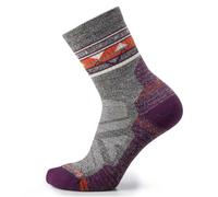 Smartwool - Women's Hike LT Cushion Zig Zag Valley Mid Crew - Walking socks size L, brown