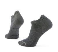 Smartwool Run Zero Cushion Low Ankle Socks, Medium Gray, Large
