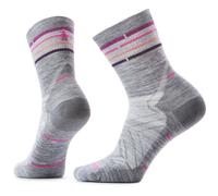 Smartwool Run Zero Cushion Mid Crew Wool Socks L 42-45 Gray Women
