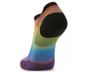 Smartwool Run Zero Cushion Pride Rainbow Print Short Socks