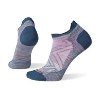 Smartwool Run Zero Cushion Women's Running Socks, Merino Wool Trainer Socks, Ladies' Low Ankle Design, Walking & Sport Seamless Toe, Breathable Natural Merino - Grey, S