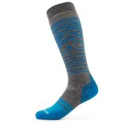 Smartwool - Snowboard Full Cushion Iguchi Pattern OTC - Ski socks size 11-13,5, blue