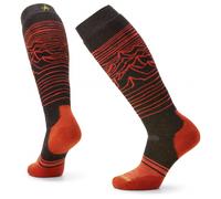 Smartwool Snowboard Full Cushion Iguchi Pattern OTC Socks, CHARCOAL, Large